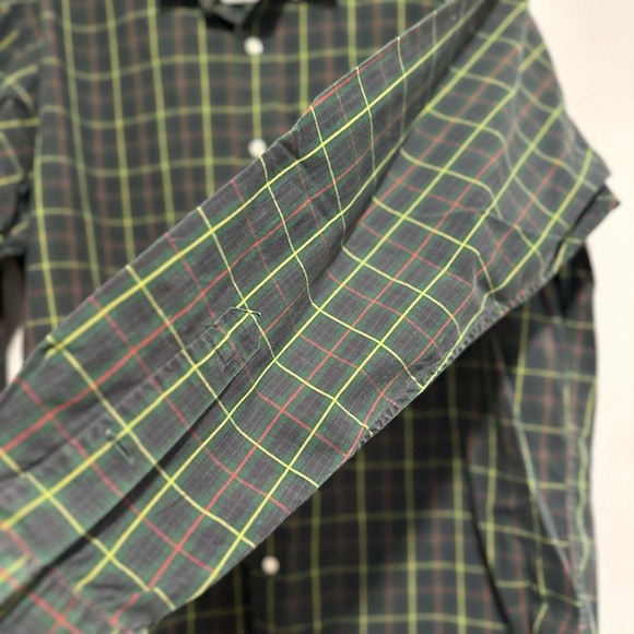 Vintage Polo Ralph Lauren Sz:M Long Sleeve Plaid 100% Cotton Button Down. - Picture 6 of 9
